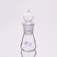 conical flask with standard ground in glass stoppercapacity 25mljoint 2429erlenmeyer flask with standard ground mouth