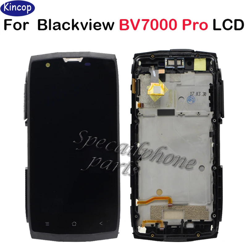 ЖК дисплей для Black BV7000 pro с сенсорным экраном в сборе экран 100% рамкой замены