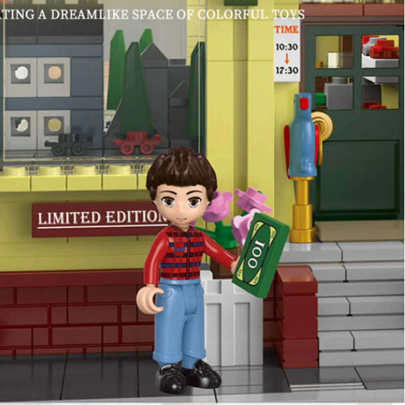 

XB-01010 Europa Toy-Shop Model Building Blocks Street View Architecture Creator Gifts for Friends Kids Toys 3610 Pcs