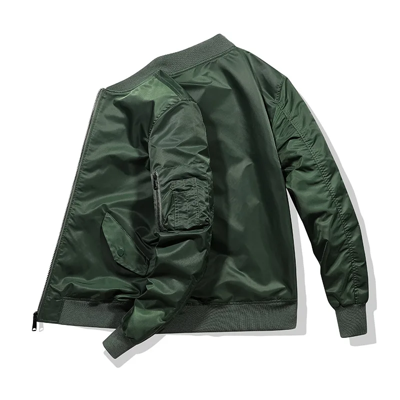 

Spring and Autumn Models Air Force Ma1 Bomber Jacket Men's Korean Baseball Uniform Plus Size Flight Suit Tooling Men's Jacket