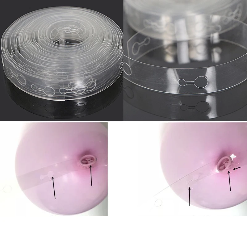 5 м/лот баллоны аксессуары 400 отверстия Воздушный шар цепи шары на день рождения