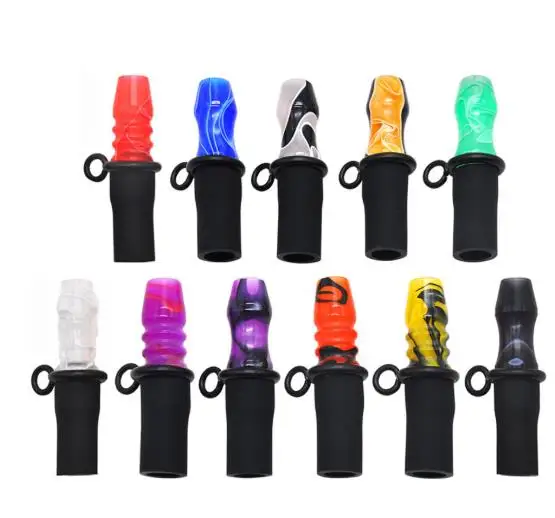 Подвесная веревка ремень кальян с акриловым nozzl силикон FDA кончик рта Sheesha наргиле