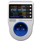 ZHURUI PR10-D FR16A (Французская вилка, тип E), измеритель мощности, измеритель энергии, будильник, таймер, 0,1  4000 Вт