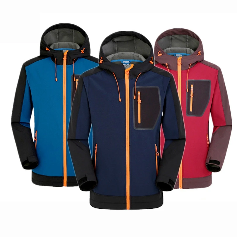 Windproof Waterproof Jacket Mens Soft Shell Windbreaker Rain