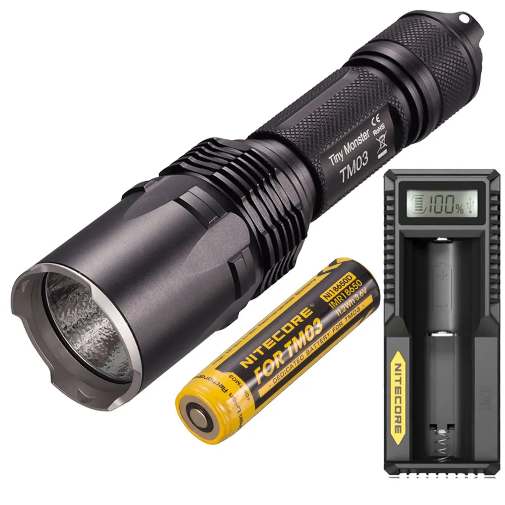 NITECORE TM03 TM03CRI тактический фонарь XHP70 Светодиодный max 2800 люмен луч расстоянии 289 метр уличный фонарик с 18650 батарея