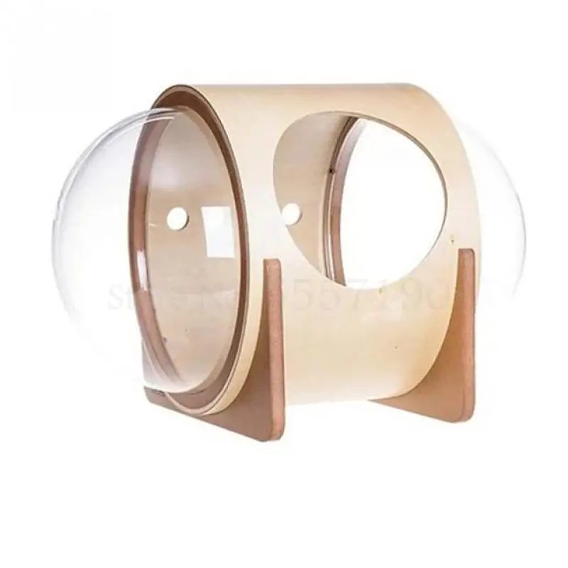 Деревянная капсула в виде НЛО гнездо для кошки искусственное Всесезонная