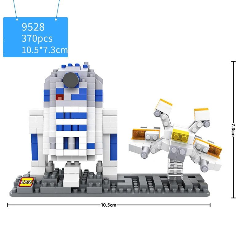 Disney Звездные войны nanobrick рисунок микро алмазный конструктор starwar штурмовика из