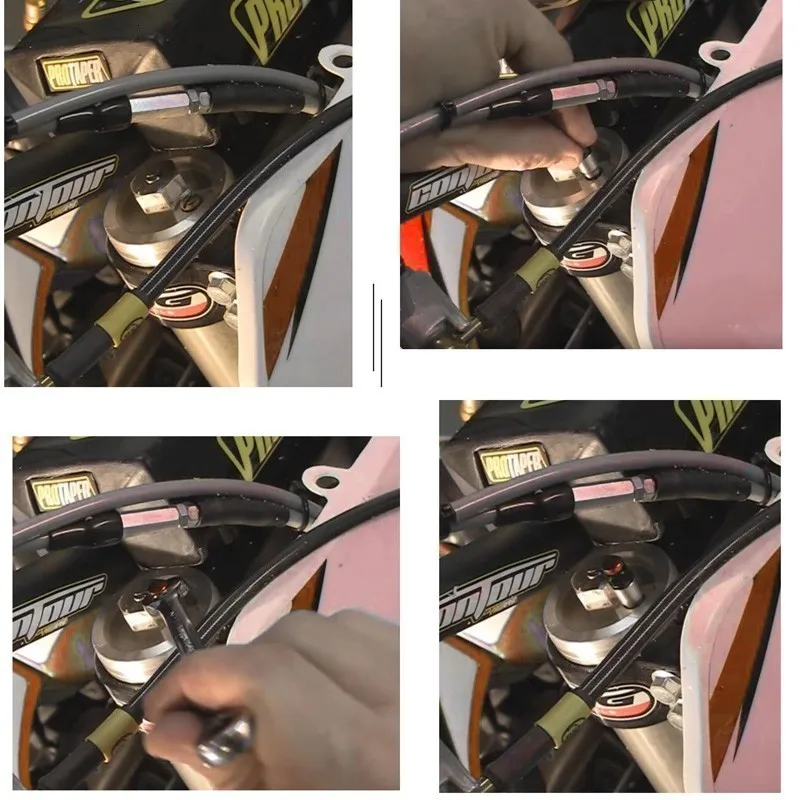 

1 Pair Motorcycle Fork Air Bleeders Air Valve Screw Air Relief Valve For KTM SX SXF EXC SMR SMCR Supermoto Motard Motocross