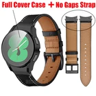 Ремешок из натуральной кожи для Samsung Galaxy Watch 4 44 мм 40 мм