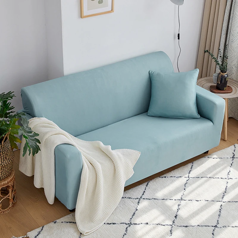 Монохромный чехол для дивана украшение гостиной универсальный эластичный