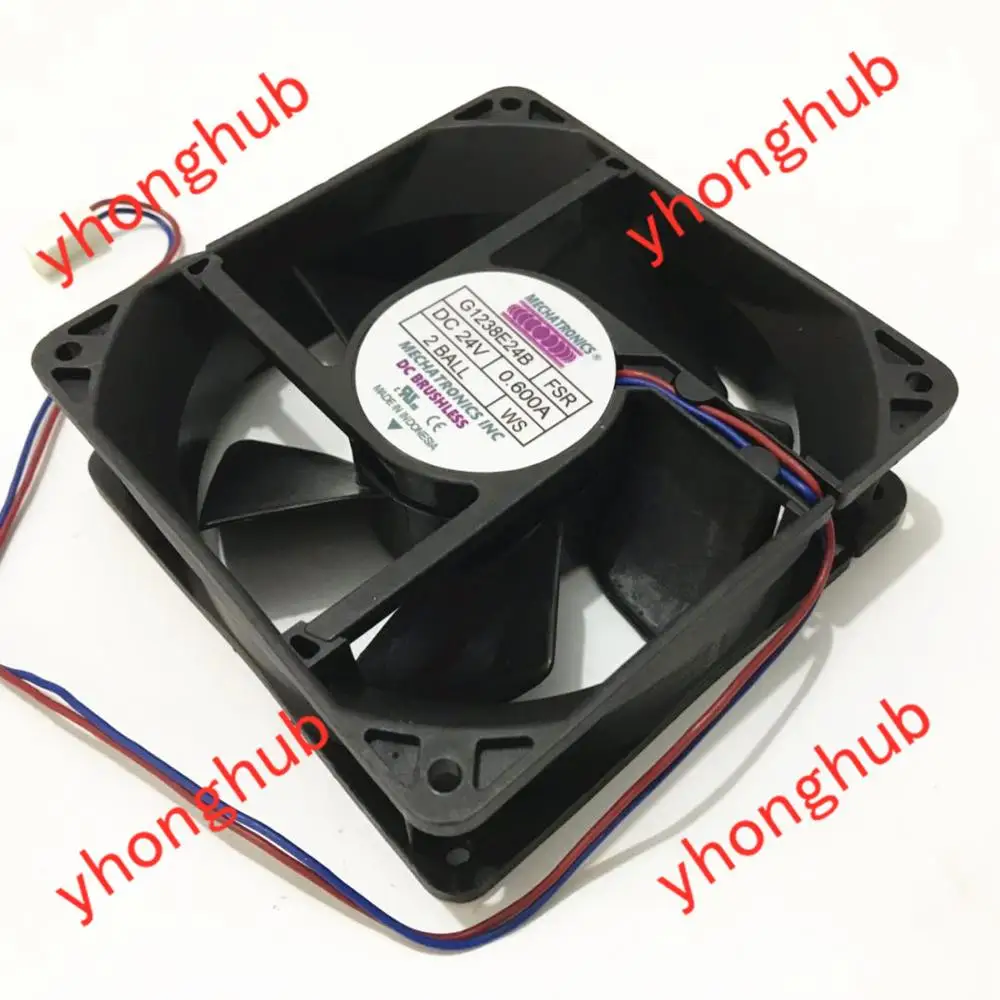 NONOISE G1238E24B DC 24V 0.6A 2 провод 120x120x38 мм Сервер вентилятор охлаждения|Кулеры и системы