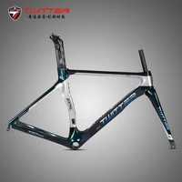 zhuite t10pro carbon fiber bicycle frame color changing inner route road frame road competition frame carbon road bike frame2021