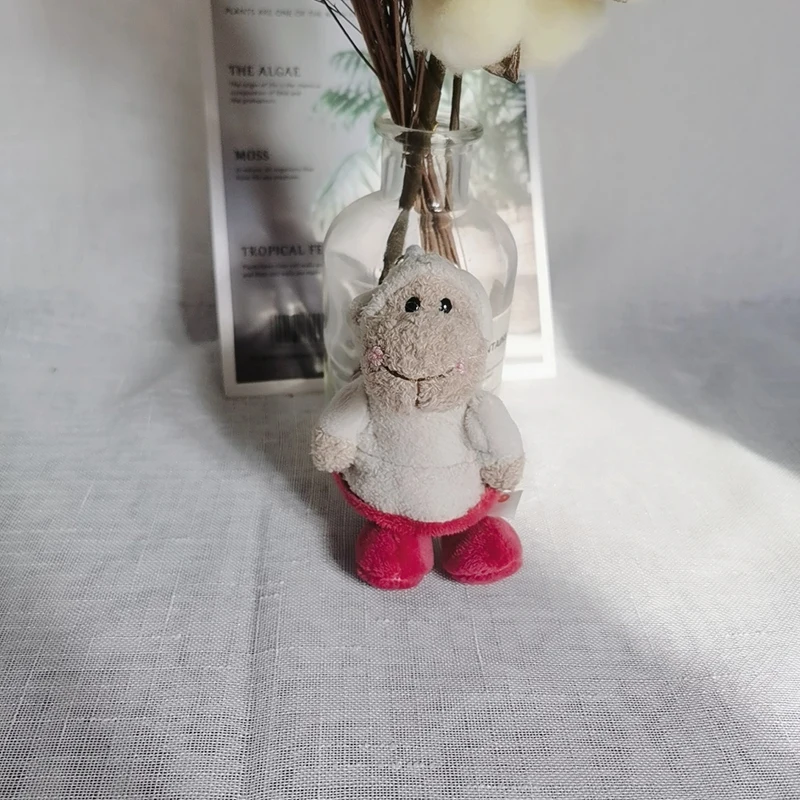 

1pc 10cm Cute Sheep Plush Toy Stuffed Soft Animal Dolls Mini Sheep Pendant Keychain For Kids Birthday Gift
