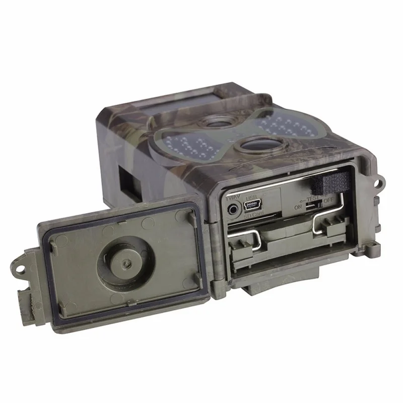 HD 1080P 12 МП охотничья видеокамера для скаутинга с ночным видением светодиодная