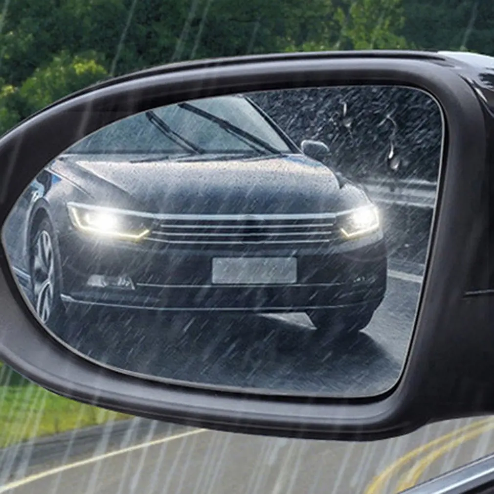 Автомобильная зеркальная защитная пленка заднего вида анти-дождь туман