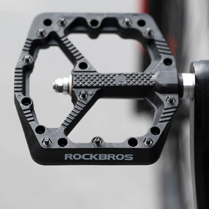 ROCKBROS Нескользящая дорожная фонарик для горных велосипедов Ультралегкая