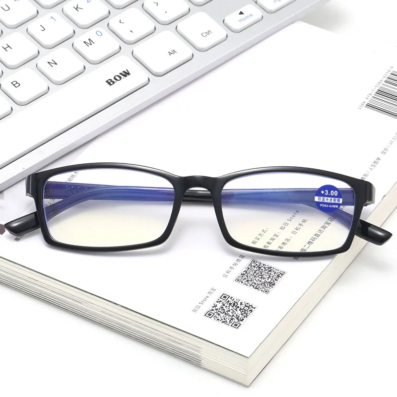Новинка 2021 года классические очки для чтения Blu Ray в стиле ретро мужские