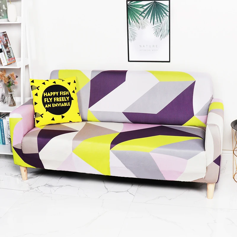 

2021 Direct Selling Modern Elastic Stretch Sofa Covers For Living Room Couch Slipcovers L-shape/U-shape 1/2/3/4 Sectional Seater
