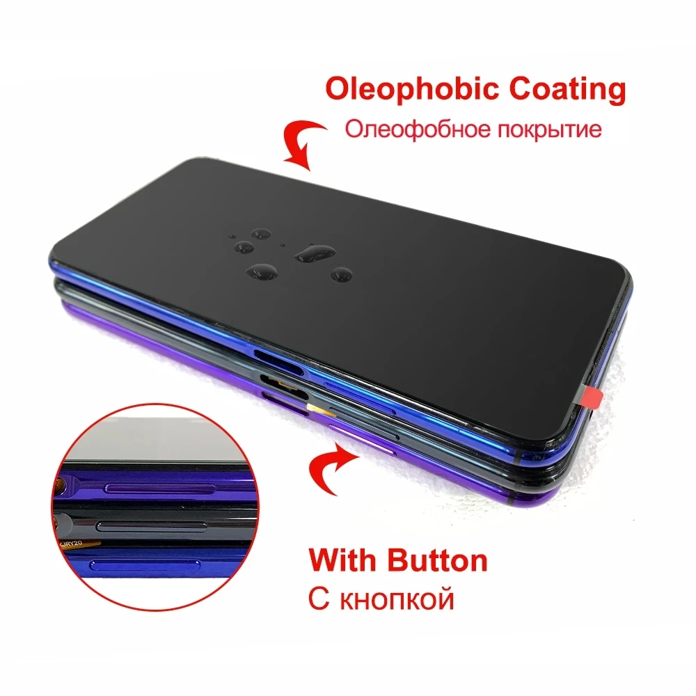 original display for honor 20 display touch screen for huawei nova 5t lcd display digitizer honor 20pro yal l21 replacement part free global shipping