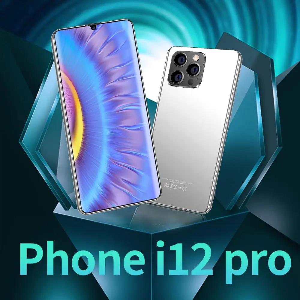 

i12 Pro Smartphone 5G 4G LTE Deca Core 7.2Inch 4K HD Screen 7000mAh Battery Unlocking 32MP Rear Camera Mobile Phone