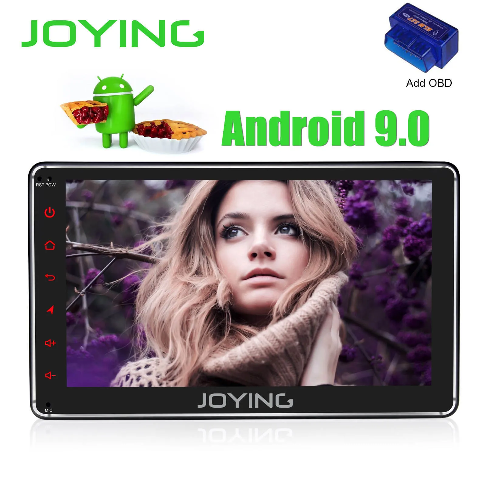 Add OBD " головное устройство Android 9,0 автомобильное радио стерео 2 ГБ+ 16 Гб gps навигация Мультимедиа нет DVD плеер встроенный DSP Поддержка видео выход - Цвет: Add OBD