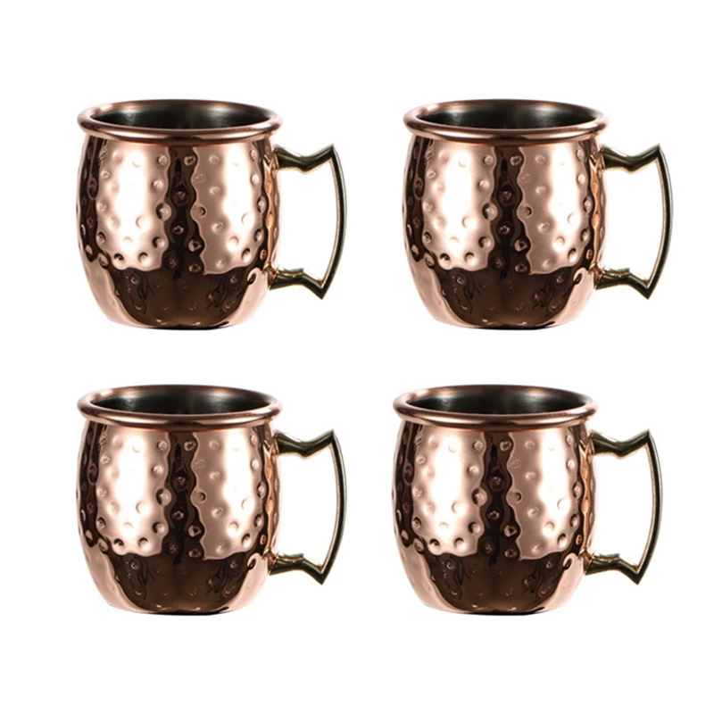 Мини-кружка из нержавеющей стали с 2 унциями в Москву мини-кружки Медная кружка