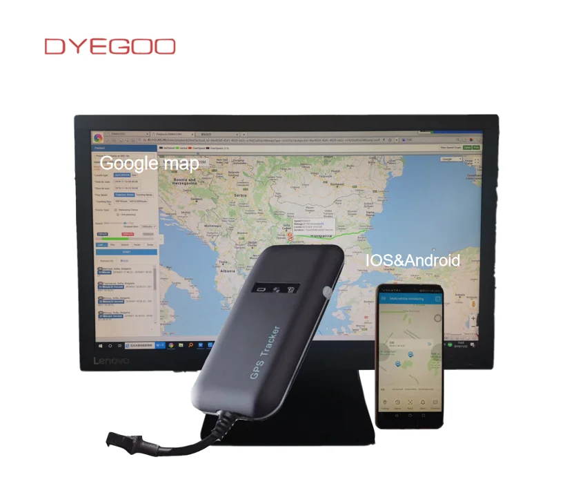 Устройство отслеживания GPS мотоцикла DYEGOO GT02A отслеживание в режиме реального
