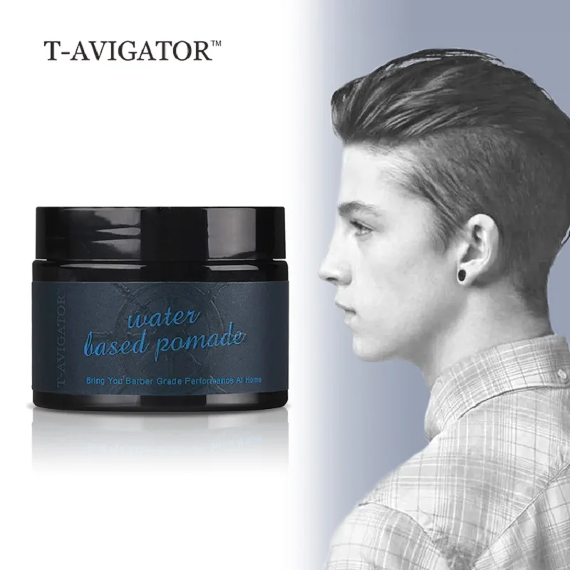

Strong Style Restoring Pomade Hair Wax Skeleton Cream Natural Organic Slicked Oil Mud Keep Hair Styling for Men