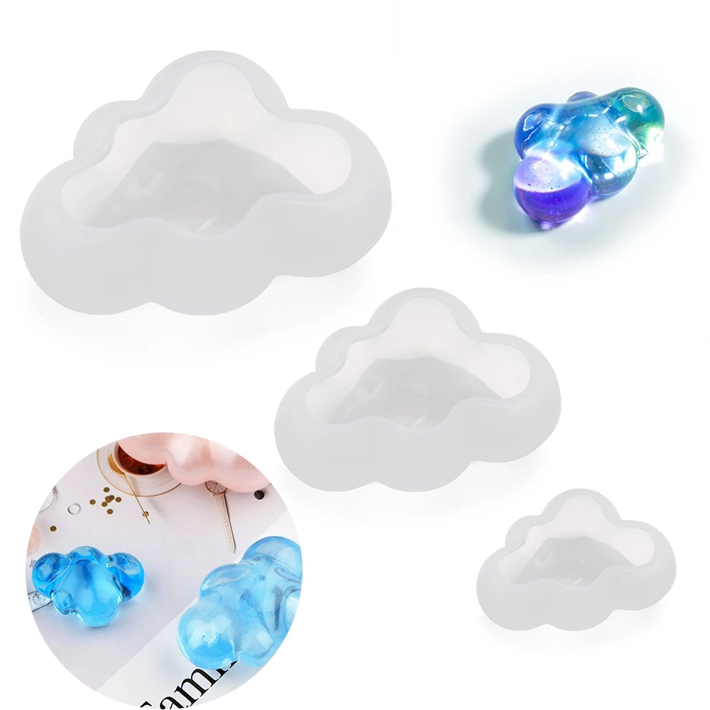 1 шт. 3D форма для смолы в форме облака силиконовая Мусса из эпоксидной