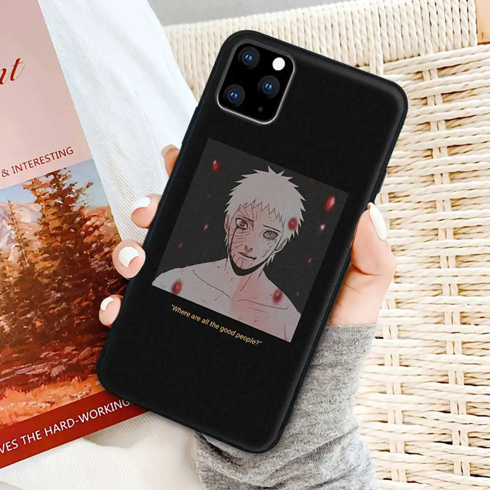 

Hot Sell Black Naruto Anime Telephone Cover Case For Samsung Galaxy A20 E A10 A70 A50 A30 A40 A6 A7 2017 2018 A9 A80