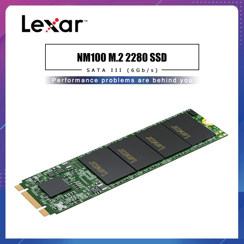 Lexar M.2 SATA SSD 60 Гб 128 ГБ 256 512 1 ТБ HDD M2 NGFF 2280 мм 2 жесткий диск для ноутбук Xiaomi|Внутренние