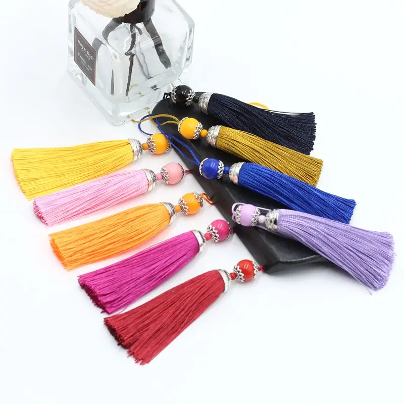 2 шт./шелковая кисточка с бусинами/Аксессуары для ювелирных изделий/Сделай