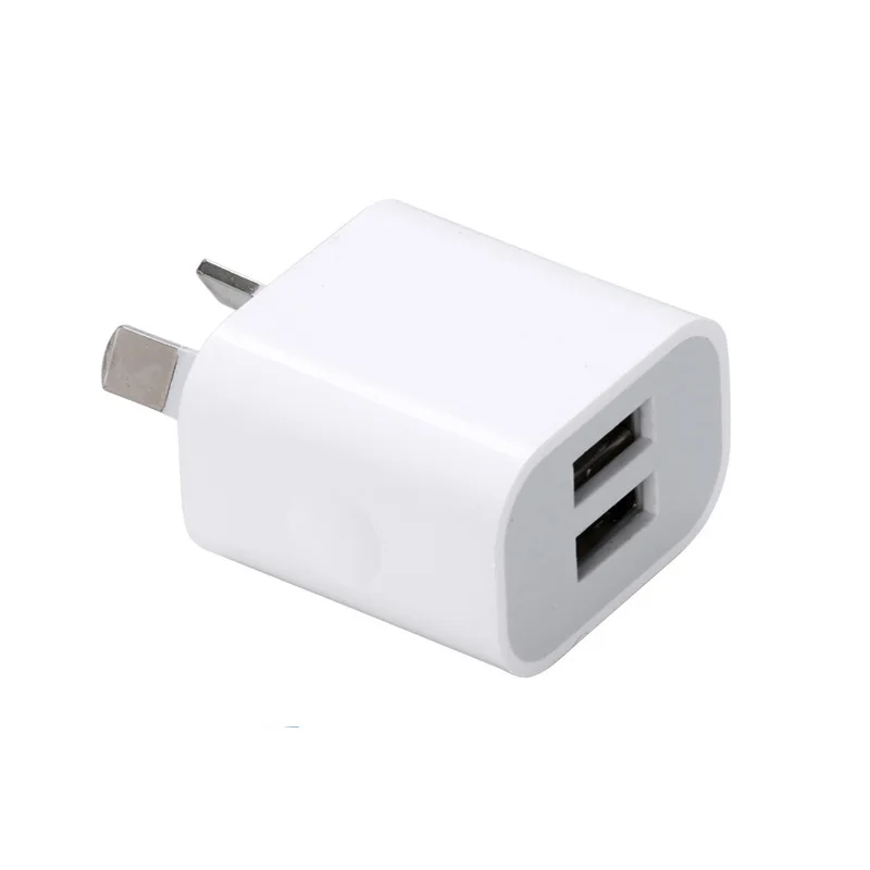Usb Charger Travel AU Plug 2a Fast Charging Adapter portable Dual Wall charger Mobile Phone cable For iphone Samsung xiaomi | Мобильные