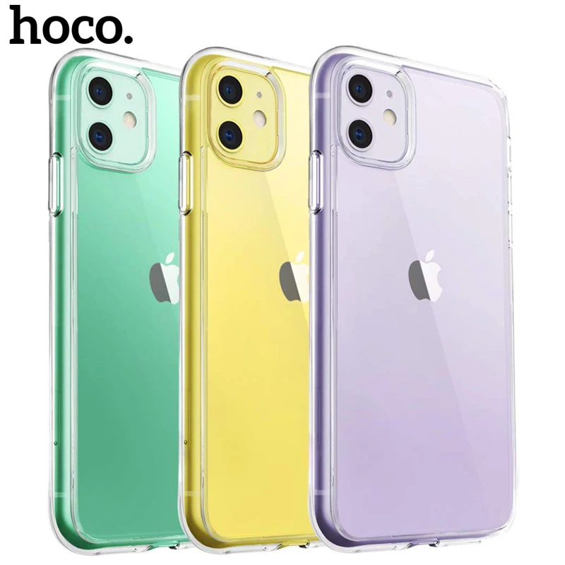 HOCO ультра тонкий прозрачный мягкий ТПУ чехол для iPhone X Xs тонкий прозрачный защитный силиконовый чехол на айфон xs Max XR 10 Coque