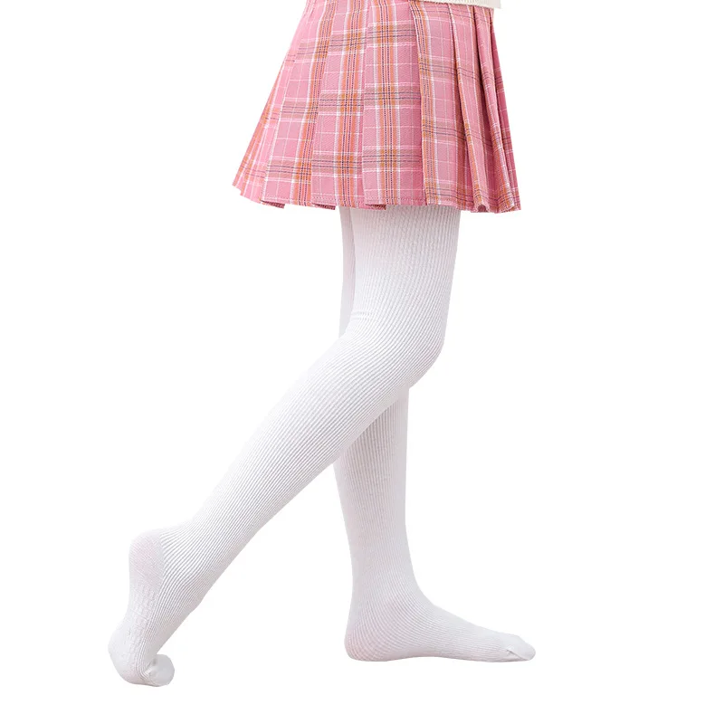 Детские узкие брюки для девочек леггинсы Осенние хлопковые чулки Желтые Гетры