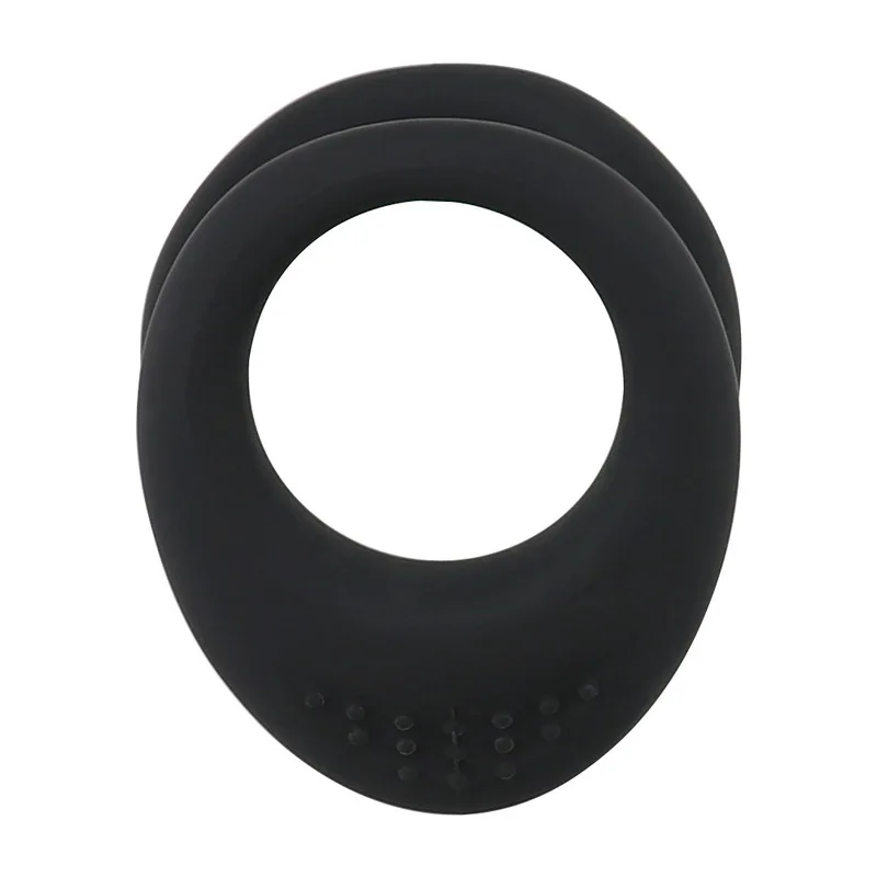 Reuable Силиконовое кольцо для увеличения пениса презервативы двойное связывание