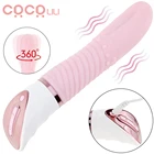 2 в 1, женский вибратор-массажер для стимуляции клитора и точки G