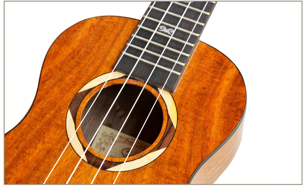 Ukulele 23 24 Inches Top Solid Acacia Mini Electric Concert Acoustic Guitar 4 Strings Ukelele Install Travel Music Guitarra | Спорт и