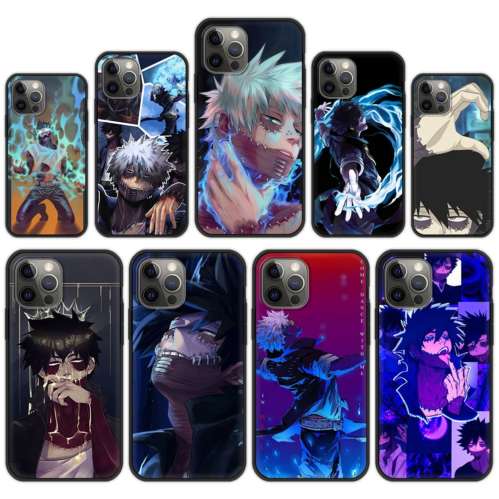 

Anime Dabi Phone Case Cover For iPhone 13 12 11 Pro Max 8 7 Plus X XR XS Max SE 2020 Fundas Silicone Soft Shell Back Coque Bag