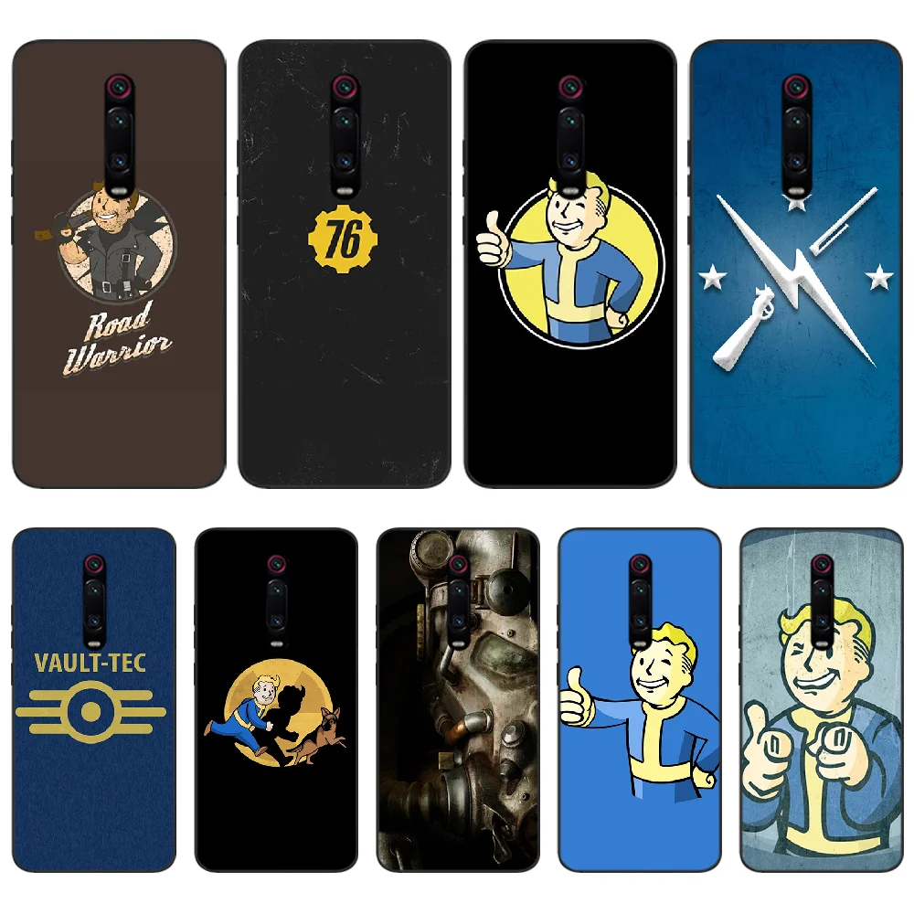 Fallout 76 сделай сам черная мягкий чехол для телефона из ТПУ Redmi S2 5A чехлы айфонов 5