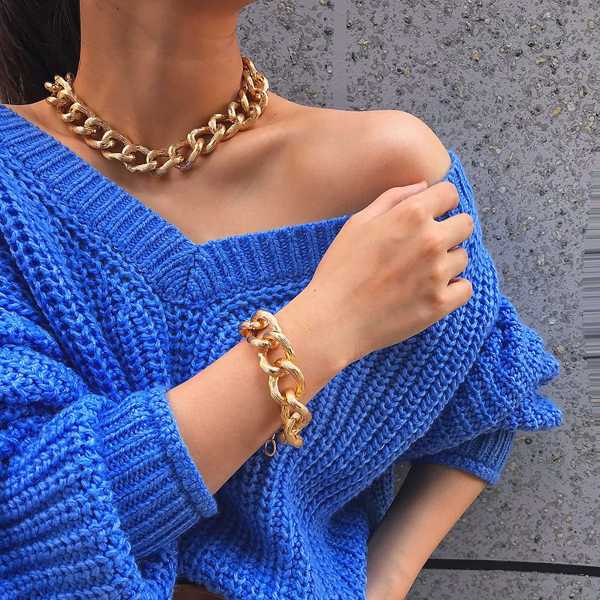 Женская кружевная цепочка Майами в стиле панк|Ювелирные наборы| |