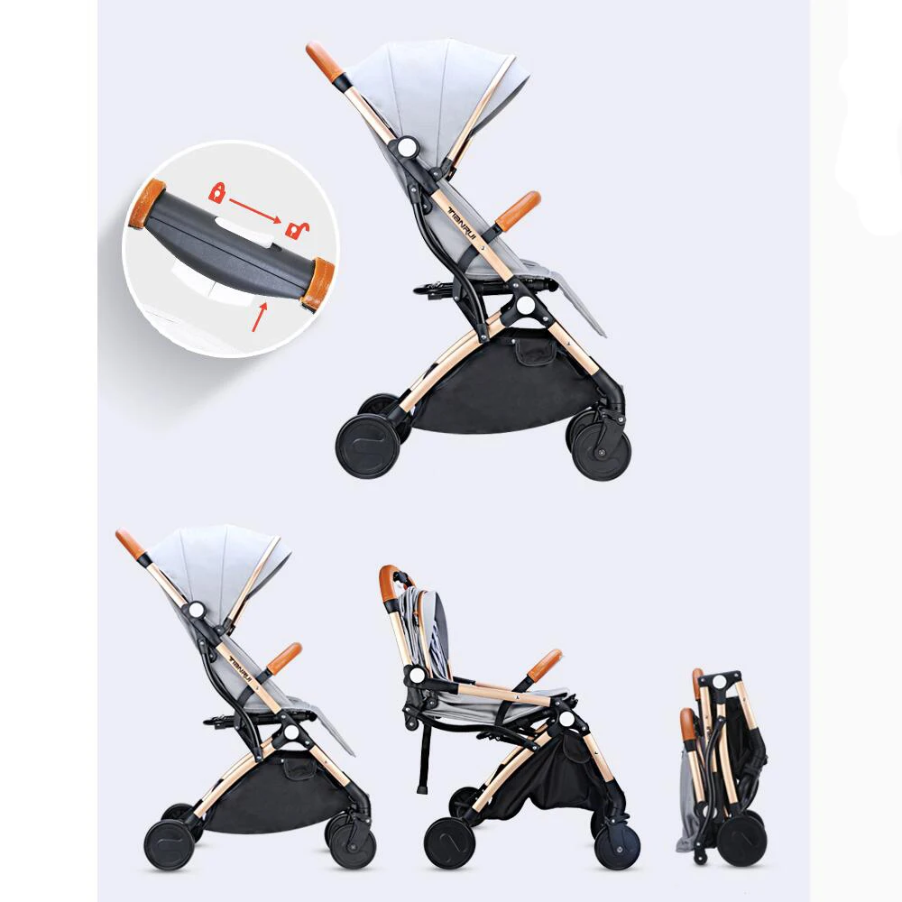 Легкая детская коляска самолёт портативная 3 бесплатных подарка европейский