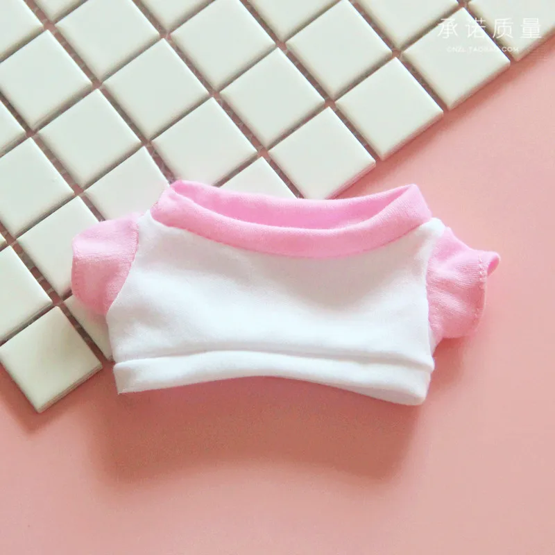 

20cm Doll Baby Clothes Kawaii Plush Toy Accessories White Rabbit Modeling Xiaozhan Doll Body-Shape Birthday Present Plush Doll