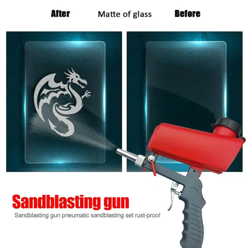 Пескоструйный пистолет ручной пневматический антикоррозийный инструмент для