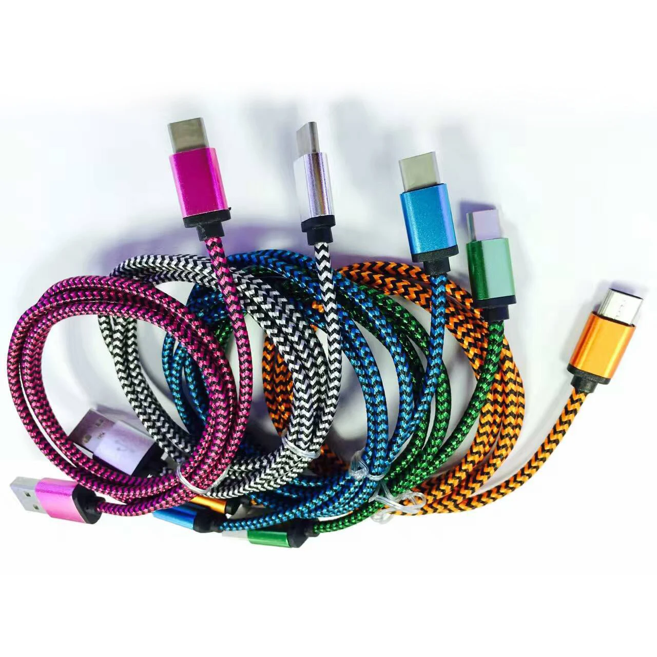 10 шт. 1 м 2 3 USB C Type кабель для зарядки провода Type-C зарядный Мобильный телефон кабели