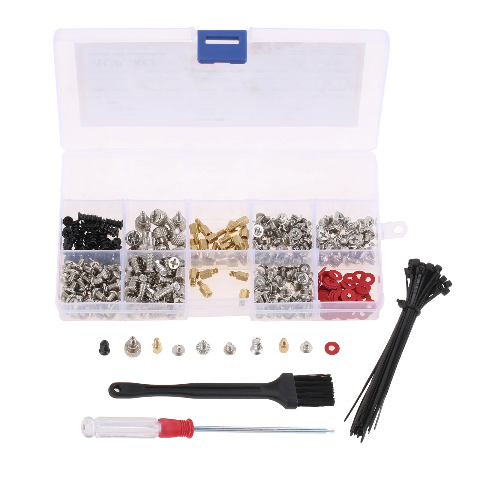 

357 шт., набор винтов для компьютера, с отверткой