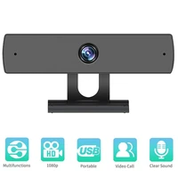 1080p hd webcam usb stereo microphone portable pc computer web camera for live broadcast video conference work desktop laptop