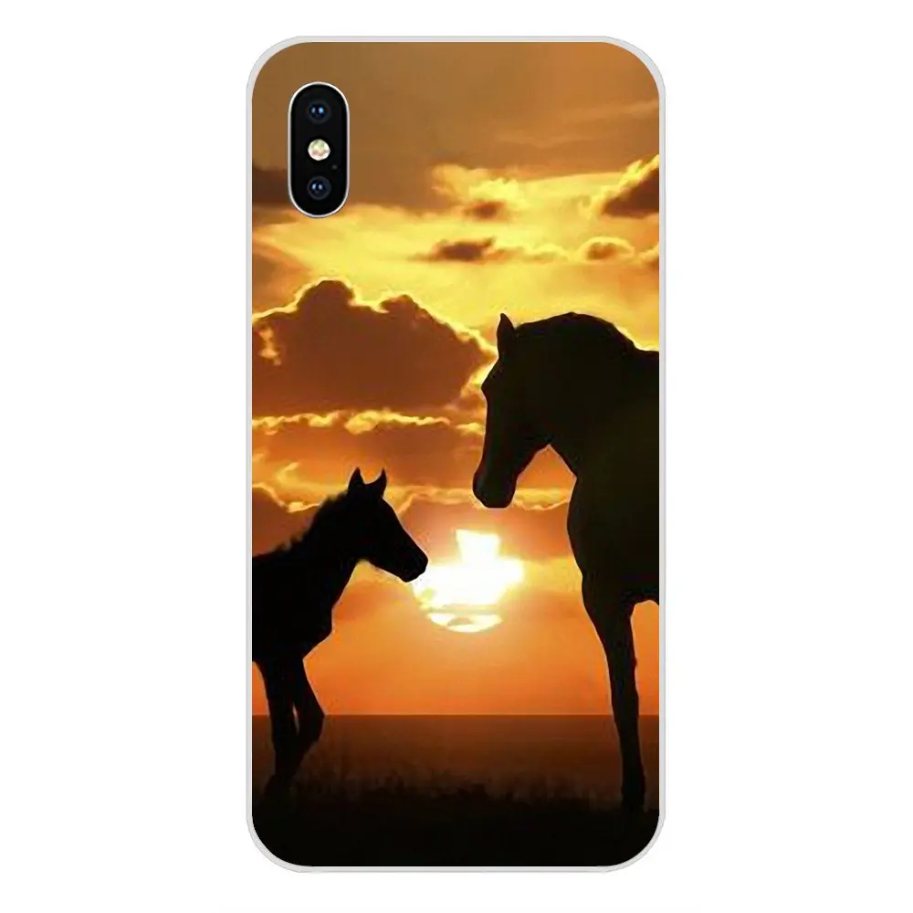 Мягкий модный мобильный телефон Horse Sunset Africa для Huawei P7 P8 P9 P10 P20 P30 Lite Mini Plus Pro Y9 Prime P
