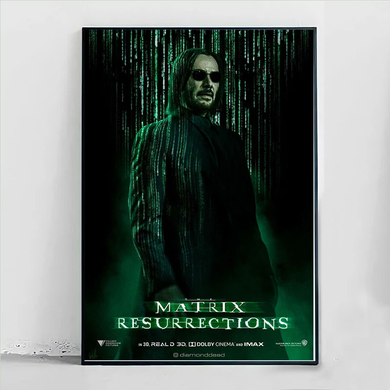MT828 The Matrix множество моделей фильмов 01 настенное Искусство Картина на холсте