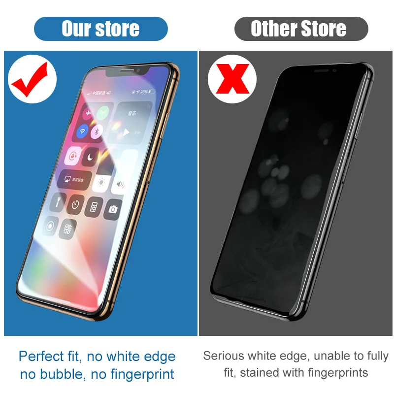 Защитное стекло на весь экран для iPhone 7 8 6 6s Plus X XS Max XR 5 5S 11 Pro SE 2020 закаленное
